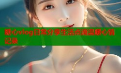 糖心vlog日常分享生活点滴温暖心情记录