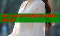 糖心vlog日常分享温暖生活点滴感动瞬间记录